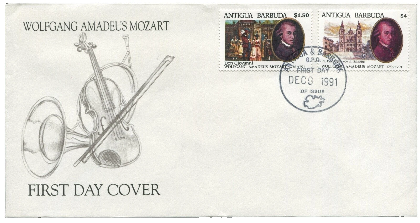 Music, Musicians British First Day Covers Stamps