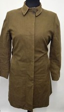 Jt458 Vintage Bella Bicchi Women's Brown Cotton Coat Jacket Size L