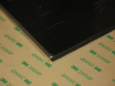 SORBOTHANE SHEET 6X6x1/4" VIBRATION ISO RUBBER PAD 70D with 3M ADHESIVE BACKING