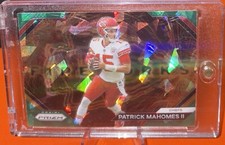 ⭐️Patrick Mahomes⚡️Prizm Green💥Fireworks Cracked Ice🔥Holo Refractor🚀KC⭐️