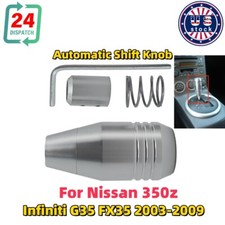 Automatic Shift Knob For Nissan 350z Infiniti G35 Fx35 2003-2009 Aluminum Us Automatic Shift Knob For Nissan 350z Infiniti G35 Fx35 2003-2009 Aluminum Us