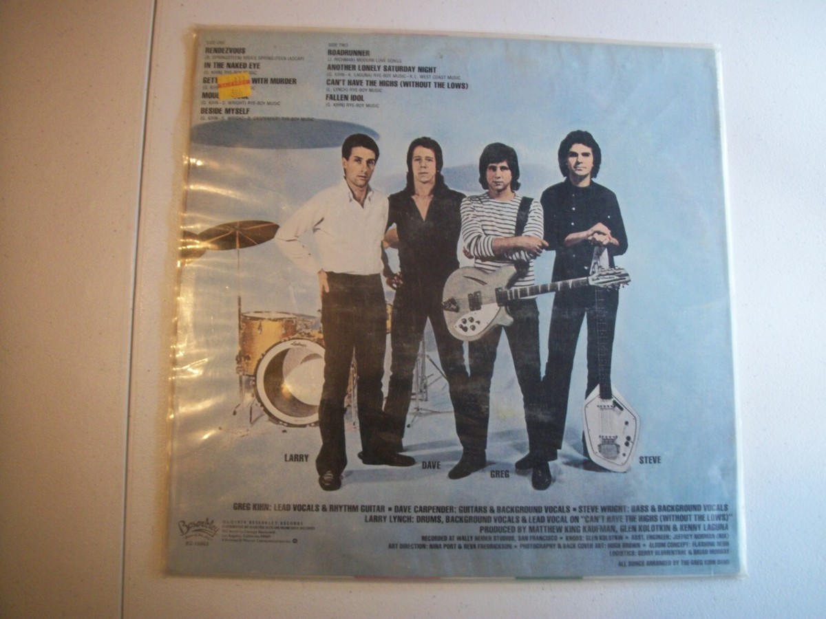 GREG KIHN BAND--WITH THE NAKED EYE--VINYL ALBUM | eBay