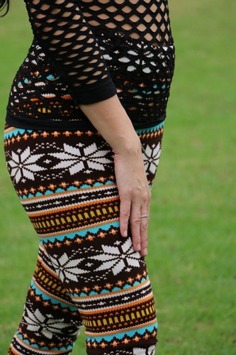 Womens Stretch Thick Warm Winter Leggings - Picture 8 of 10
