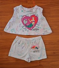 Vtg Little Mermaid Sleeveless Top Bottoms 5/6