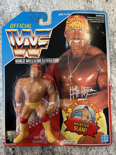 Vintage 1992 Hasbro WWF WWE Hulk Hogan Series 5 w/...