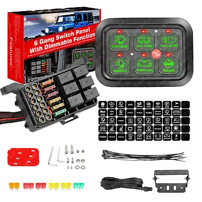For Polaris Ranger RZR XP 1000 UTV ATV 6 Gang Switch Panel Circuit Control Box