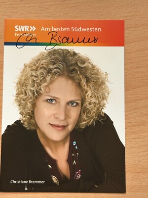 Christiane Brammer - SWR Die Fallers - Autogrammkarte original signiert - #36195