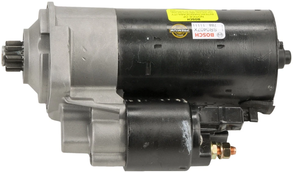 Starter (Remanufactured) Bosch For 1998-2001 Volkswagen Beetle 1.9L L4 1999 2000 - Image 3 of 4