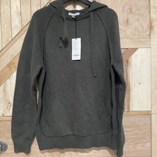 Goodfellow  Co Men's Standard Fit Long Sleeve Pullover Hooded Sweater M GREEN