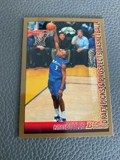 2005-06 Bowman Draft Gold Caron Butler  #5 Rookie Card RC Wizards