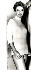 LG954 '57 Original INP Foto NIÑA CON FUTURO ISABEL COREY Adolescente Actriz Parisina
