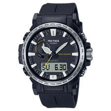 Casio Men's Pro Trek Tough Solar Triple Sensor 47mm Digital Watch PRW61-1A