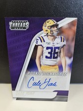 Cade York 2022 Panini Chronicles Draft Picks Threads Rookie Signatures Auto LSU