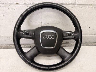 AUDI A3 8P 08-12 STEERING WHEEL MULTIFUNCTION LEATHER COMPLETE
