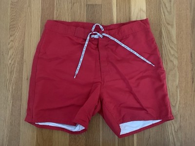 Jacobs by Marc Jacobs Red Swimming Trunks Mens Size Small