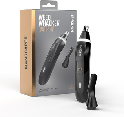 MANSCAPED  Weed Whacker  3.0 PRO - Men's Electric Nose, Ear & Eyebrow Hair Trimm