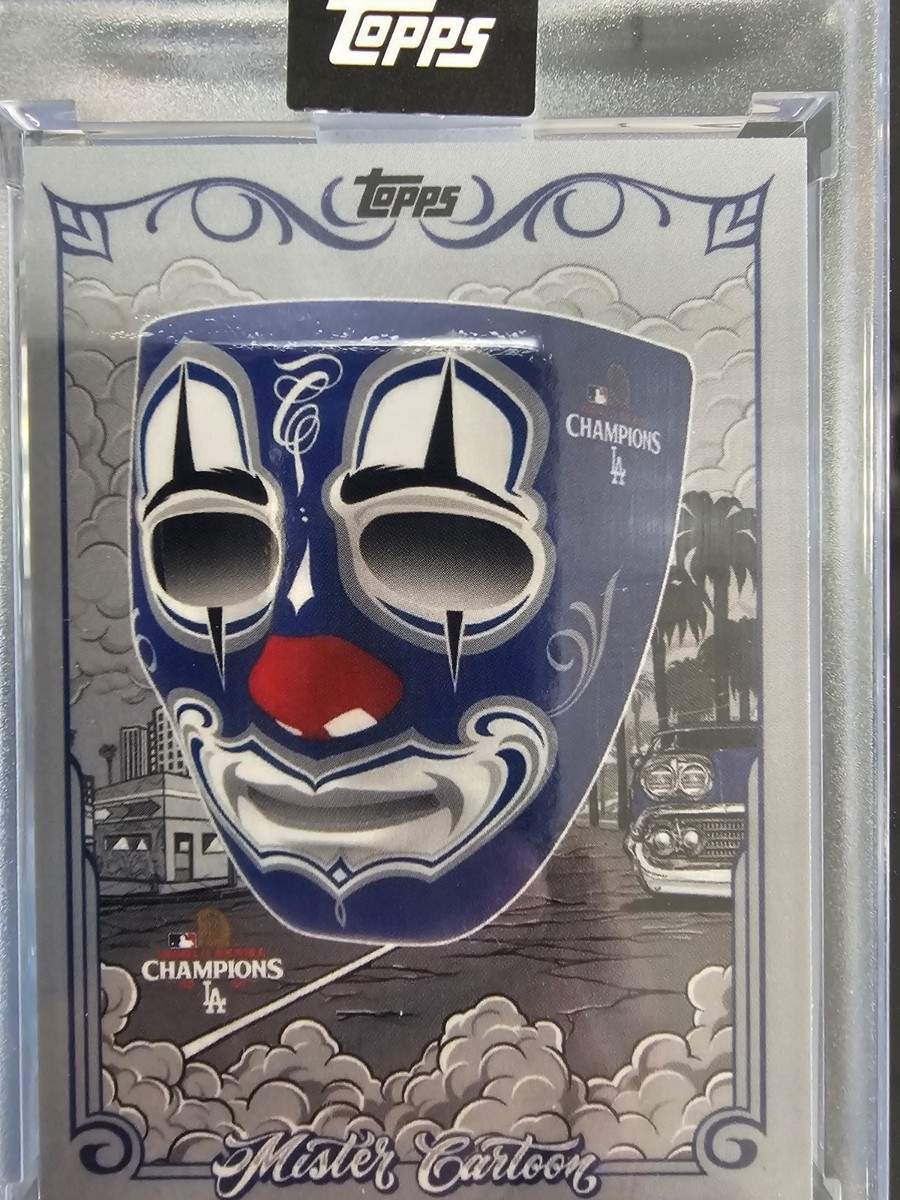 Topps 2024 Now Mister Cartoon Dodgers WORKD SERIES CHAMPS MC1 | eBay