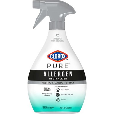 PURE Allergen Neutralizer Fabric and Carpet Spray, Clean Breeze, 26 Fluid Ounces