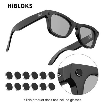 HIBLOKS  für Ray-Ban Meta Wayfarer Gen 1 / Gen 2 Brille LED AbdeckungAufkleber