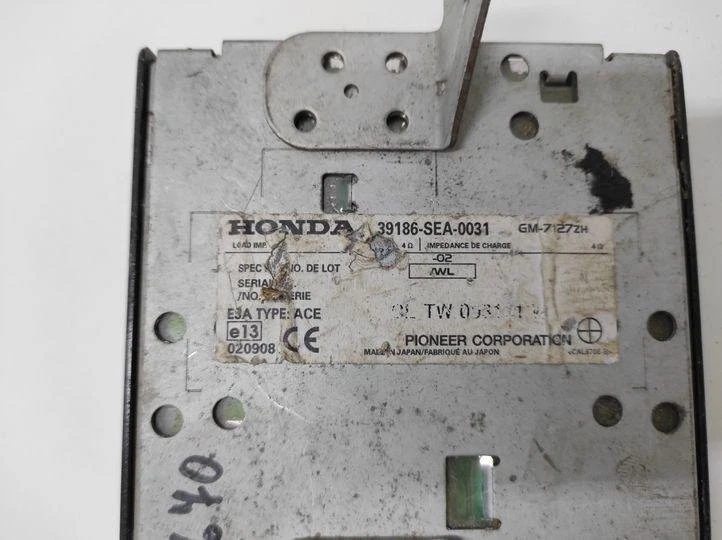 HONDA ACCORD III Coupe Sound Amplifier 39186SEA0031 2.0 Petrol 2004 22715134 - Изображение 4 из 4