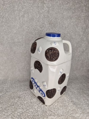 Rare Vintage Nabisco Oreo Cookie Milk Jug Cookie Jar Canister by Houston Harvest