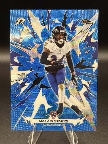 2025 Topps Chrome Resurgence Malaki Starks Blue Surge /99