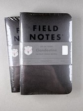 Field Notes Clandestine Notebooks Sealed 3-Pack Graph Paper-2018