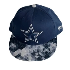 DALLAS COWBOYS New Era 9FIFTY Team Snapback Adjustable Hat NFL Geometric M/L New