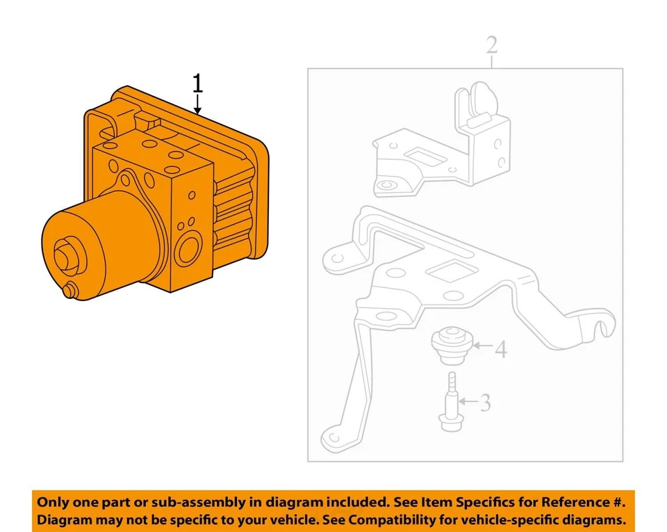 2010 Element ABS 防锁制动执行器泵 原始设备制造商 82K 英里 (LKQ ~439167605) — 第 4/4 张图片