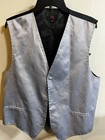 Men's Formal Vests- Fuchsia, Orange, Purple, Green & Silver - lot of 5 — photo 5