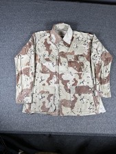 VINTAGE US Army BDU Combat Jacket Mens Medium Regular Desert 6-Color Camo 90s