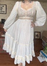 1970  s Vintage Gunne Sax By Jessica Prairie Dress Size 7 Or 9
