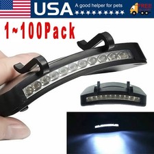 Ultra Bright Hand Free LED Clip on Cap Light for Fishing Camping Baseball Cap