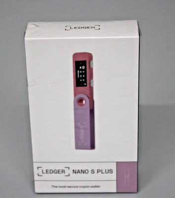 Ledger Nano S Plus Pastellfarbene Krypto-Hardware-Wallet   Rosa NEU