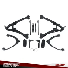 Front Upper Lower Control Arm Tierod Kit For GMC YUKON XL 1500 2007 - 2013