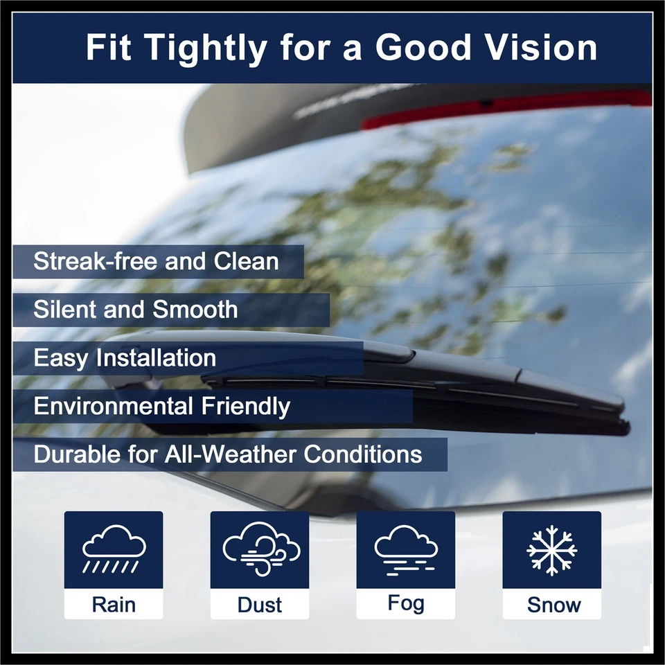 Repuesto limpiaparabrisas trasero coche 2 piezas para Lexus CT200h 2011-2017 nuevo Foto 3 de 4