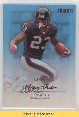 2010 Topps Tribute Blue Rainbow 48/89 Arian Foster #11 READ 0af
