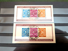 Block 12 A+B sauber mit Sonderstempel R&uuml;ckseite postfrisch  (int.Nr:P7777)