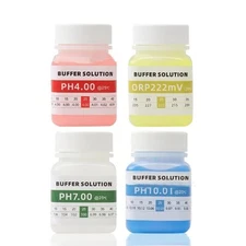 Reliable pH Meter Calibration Solution Kit 4 00 7 00 10 01 50ML Bottles