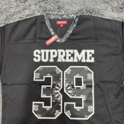 Supreme Bandana Black Football Jersey Size Medium | eBay