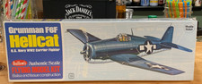 1976 Guillow's 503 WW2 U.S. Navy Grumman Hellcat Fighter Sealed Balsa Model Kit