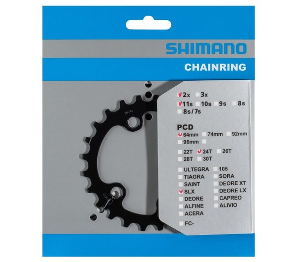 Kettenblatt 34Z Shimano Slx FC-M7000 2X11 Fach - Schwarz-image