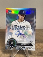2018 Bowman Scouts' Top 100 Refractor 17/50 Christian Arroyo #BTP-98 Auto