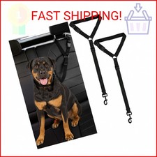 Dog Cat Safety Seat Belt Strap Car Headrest Restraint Adjustable Nylon Fabric Do