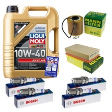 MANN Inspektionspaket 5L Liqui Moly 10W-40 f�r BMW 3er Cabriolet E36 318i E30