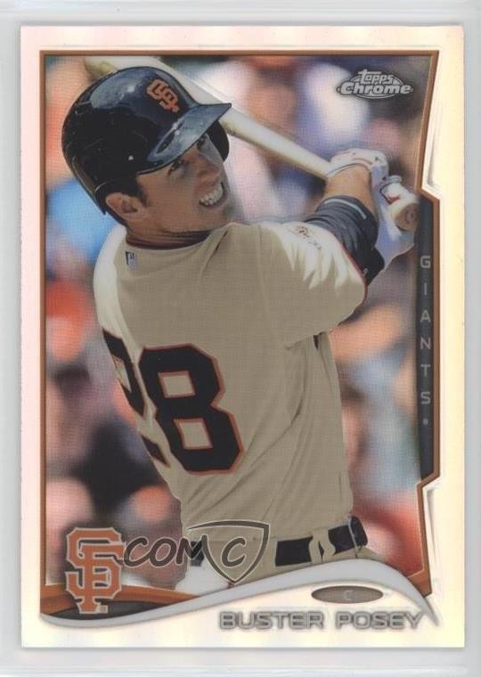 2014 Topps Chrome Refractor Buster Posey #152 2xw