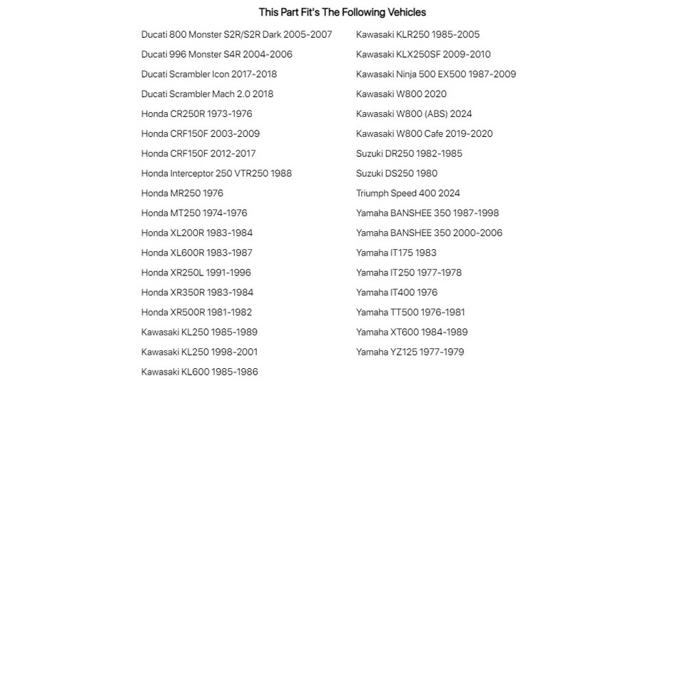 Cadena junta tórica Tusk 520 520x104 para Yamaha Banshee 350 1987-1998, 2000-2006 Foto 4 de 4