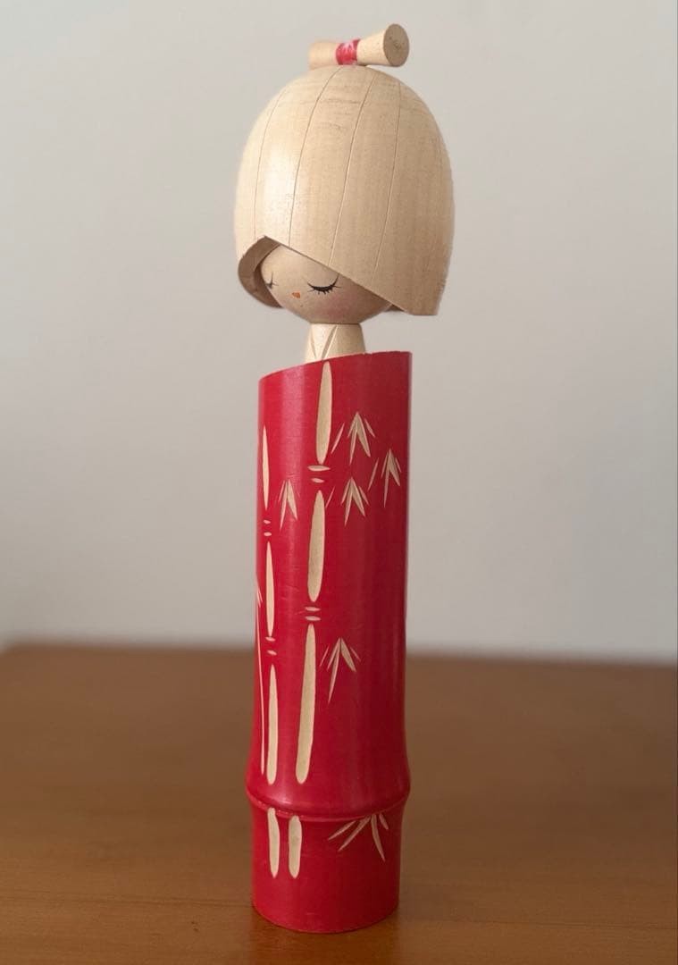 Yamagishi Umeyoshi Creative Kokeshi Doll 23.5cm Retro Modern Art Wood