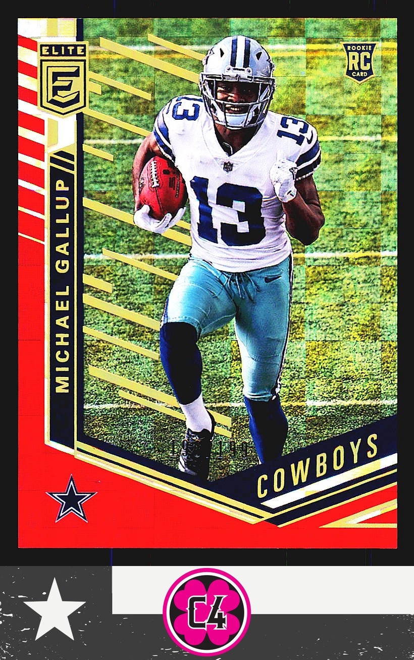 Michael Gallup Panini Donruss Elite #181 Red