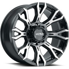 17x9 Ultra 123u Scorpion Gloss Black Wheels 6x135 18mm Set Of 4